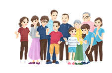 イラストあしらい